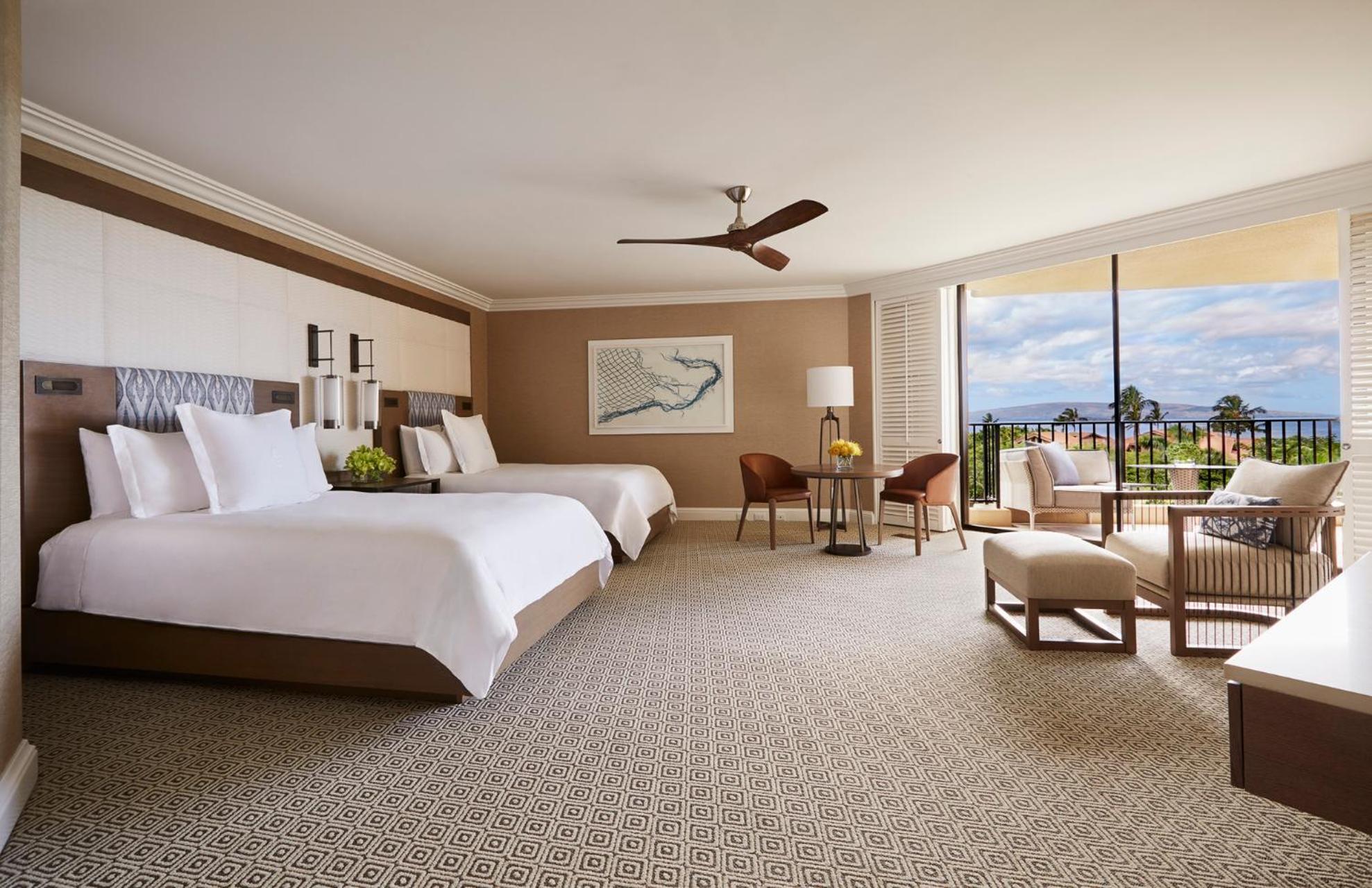 Deluxe Club Ocean View Room Two Queen Beds