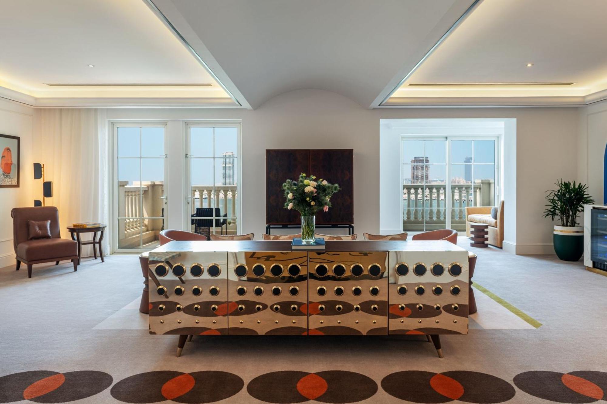 Penthouse Suite Duplex Sea View 2 Bedroom Suite Balcony 1 King 2 Queens & Sofa bed Dubai Airport Transfers Happy Hour Afternoon tea Club Lounge & Jungle Bay Waterpark access,1540324402:JPEG