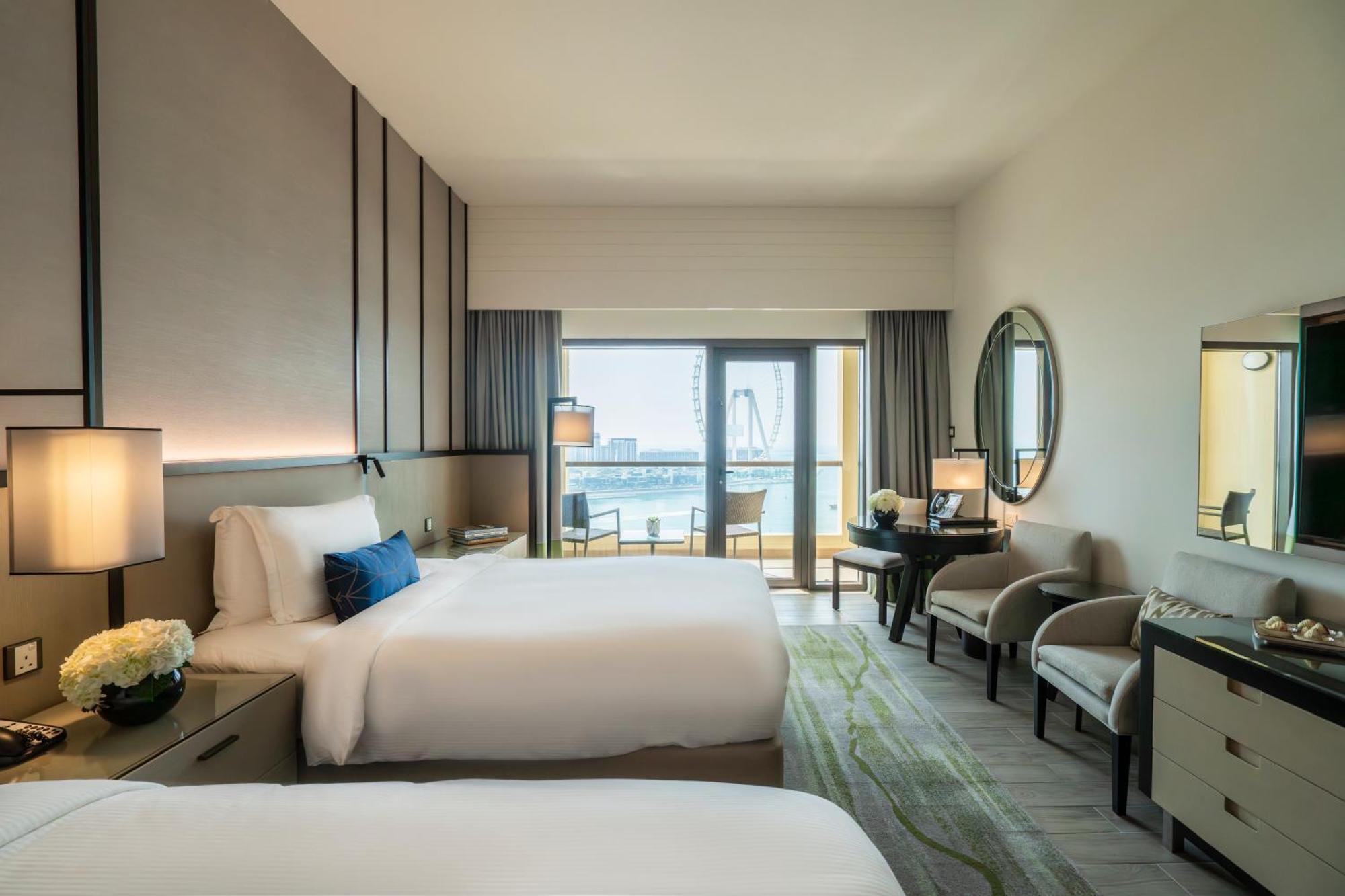 Ain Dubai Sea View Room Balcony Twin Bed