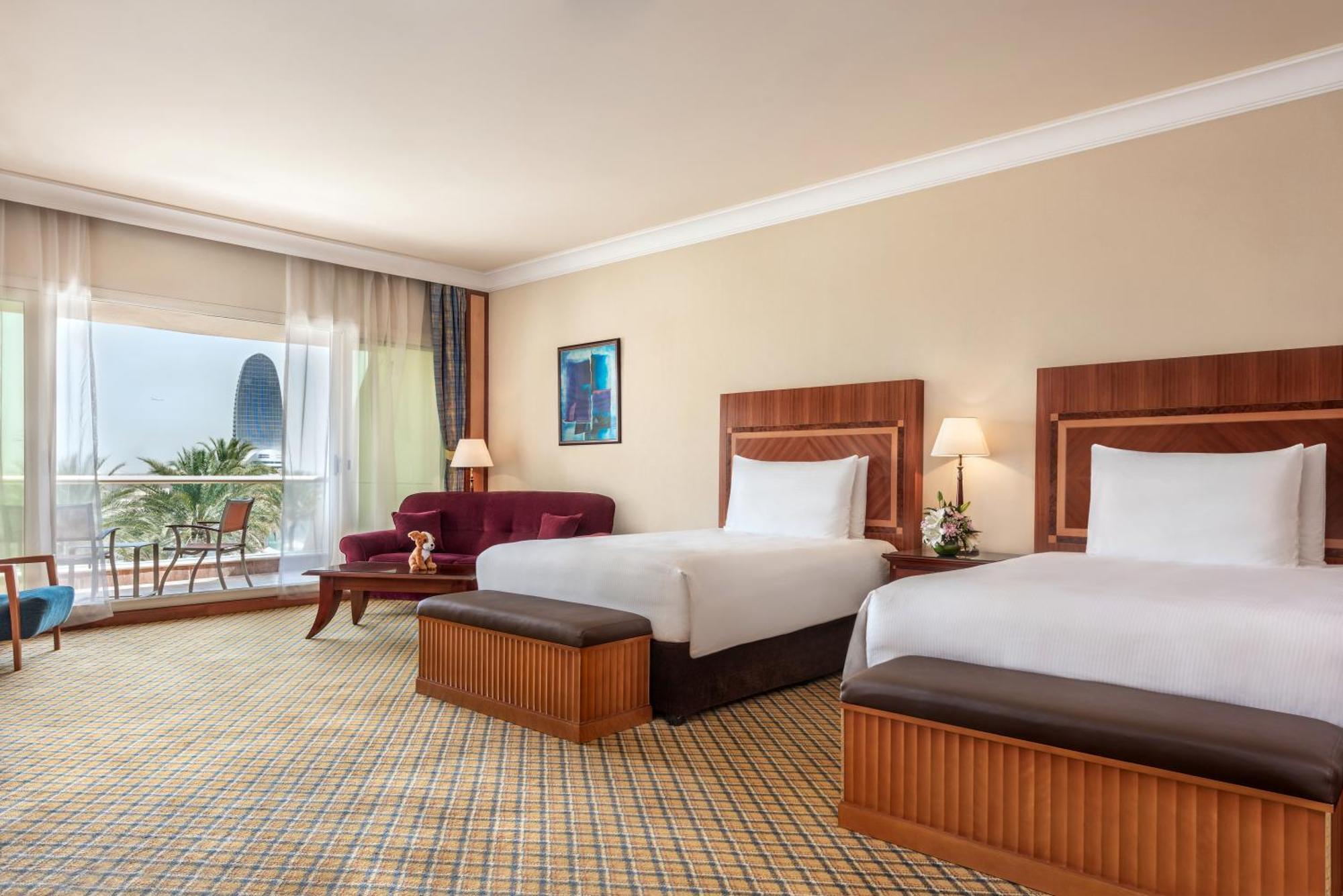 Family Gulf View Room Twin– daily shuttle bus to Yas attractions Yas Mall Grand Mosque