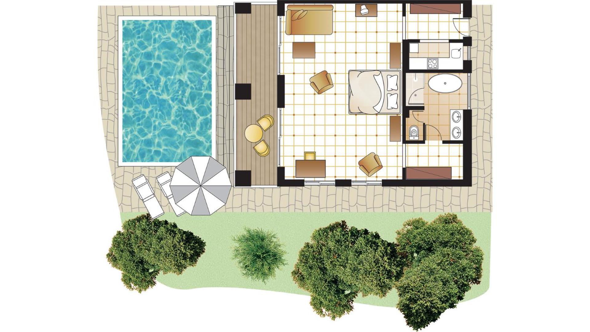 Romantic Villa Private Pool Garden 1st Row