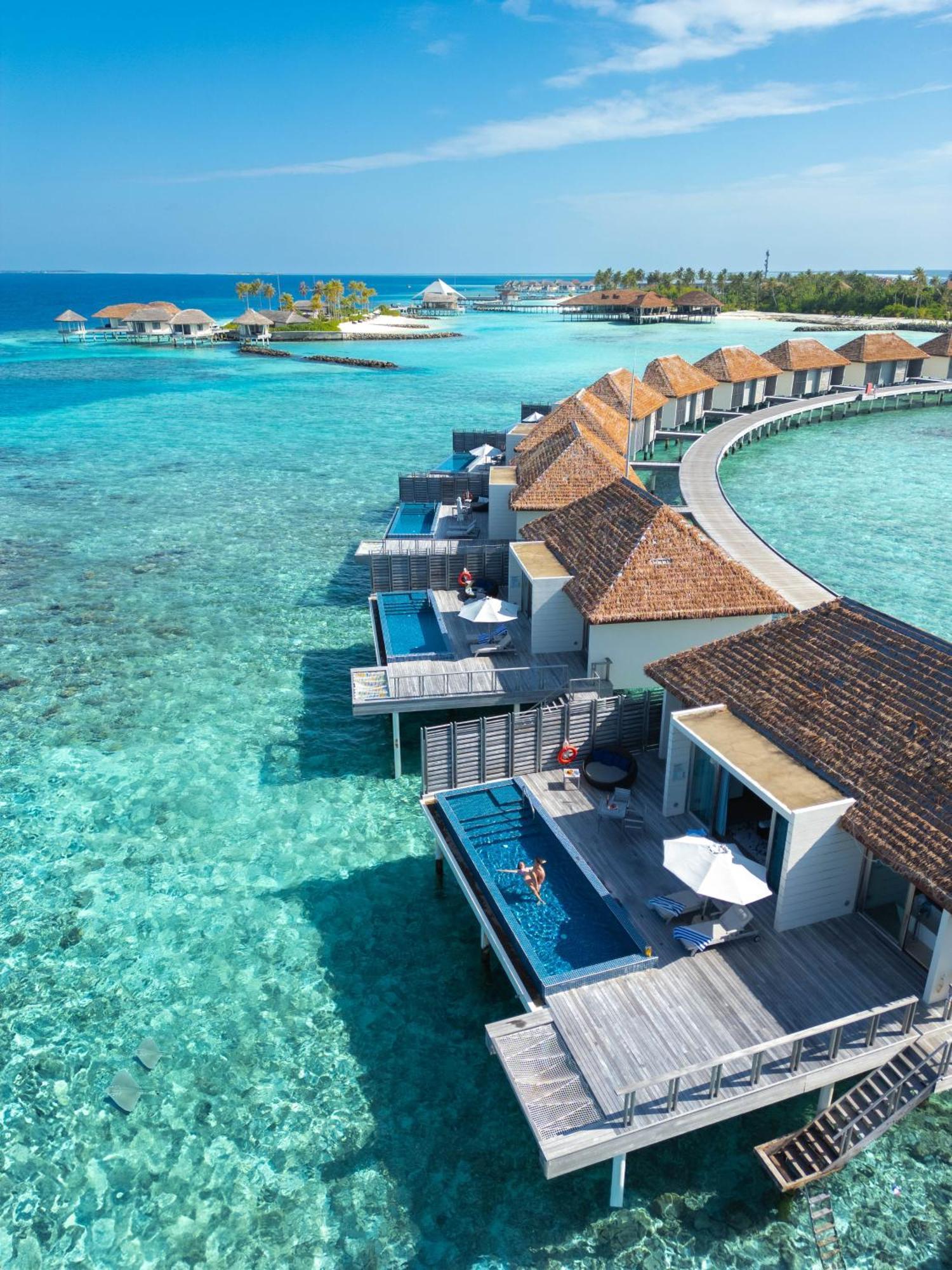 Sunset Water Villa private pool & access to VIP seaplane lounge on arrival $50 Spa credit