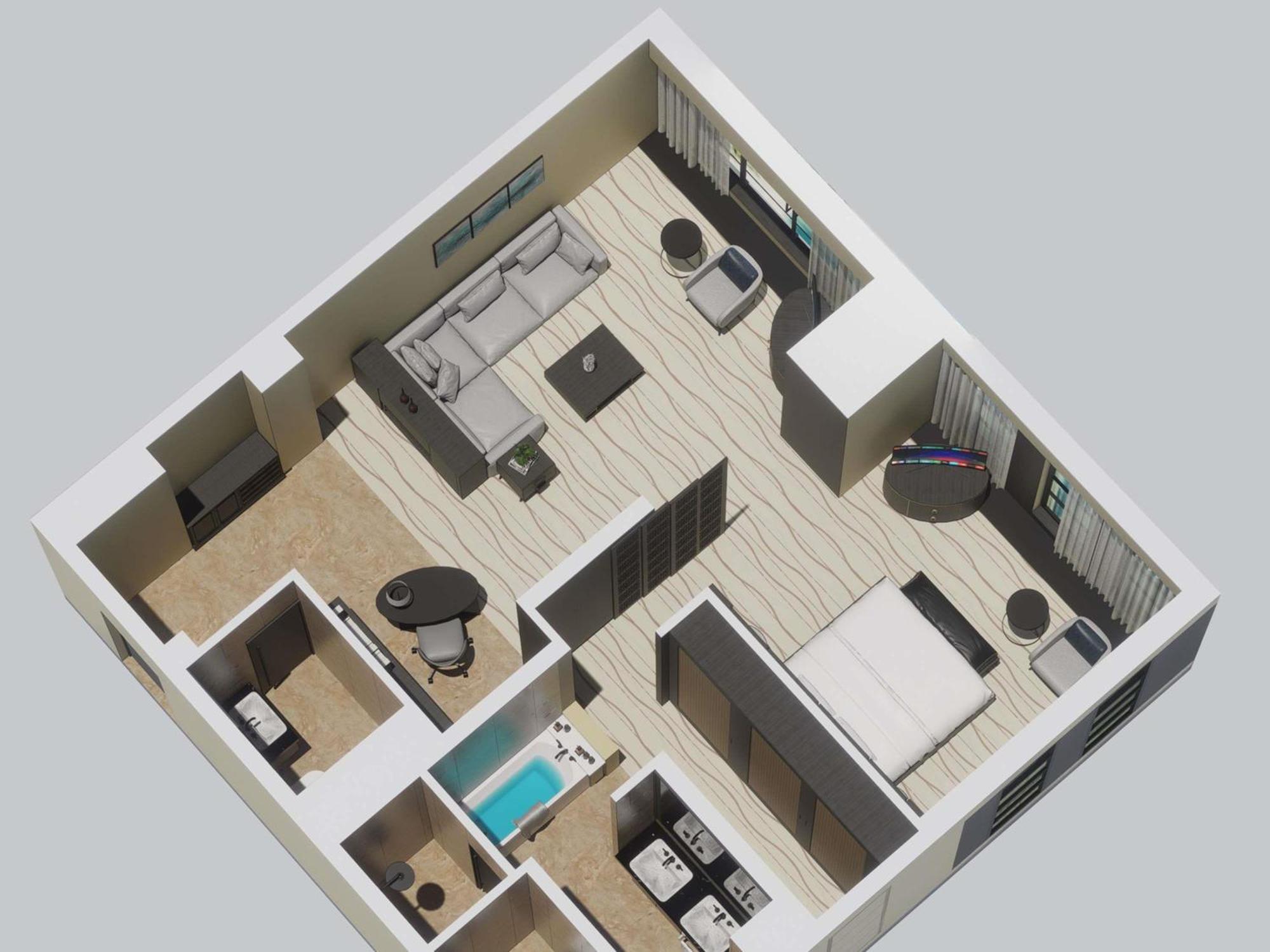 Opera King Suite Club Millésime Access Sea or City View